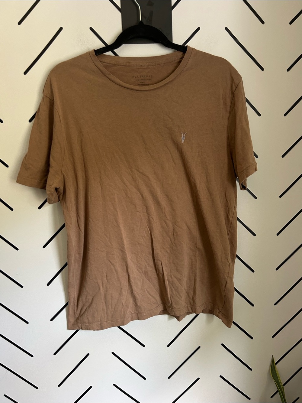 All saints slim fit classic t shirt